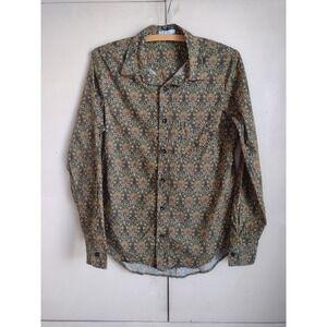 Liberty London Tawna Lawn Floral Cotton Shirt  Sz M Lost & Found Made in Italy